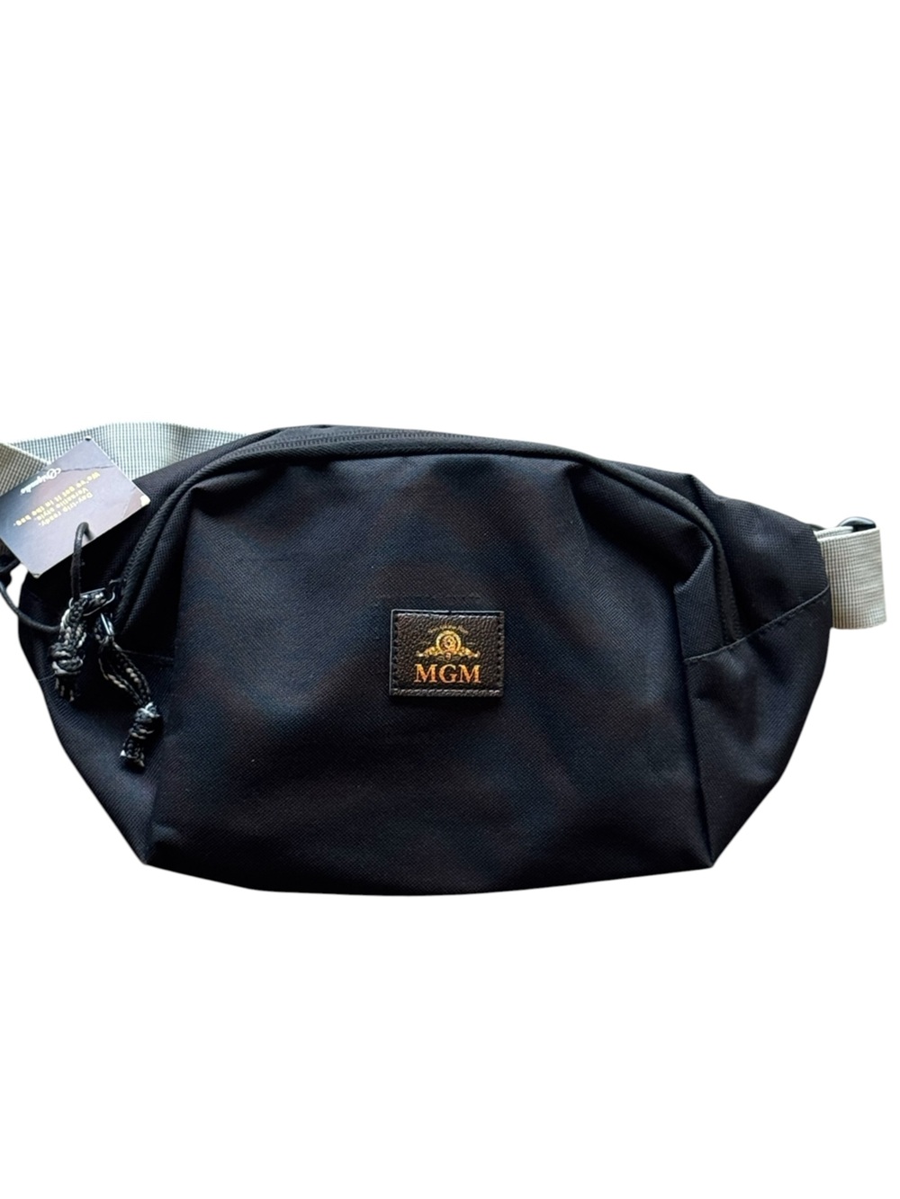 MGM Black Men's Hip Pack Fanny Pack Bag MINTY NWT